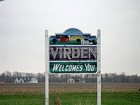 USA - Virden IL - Town Sign (10 Apr 2009)